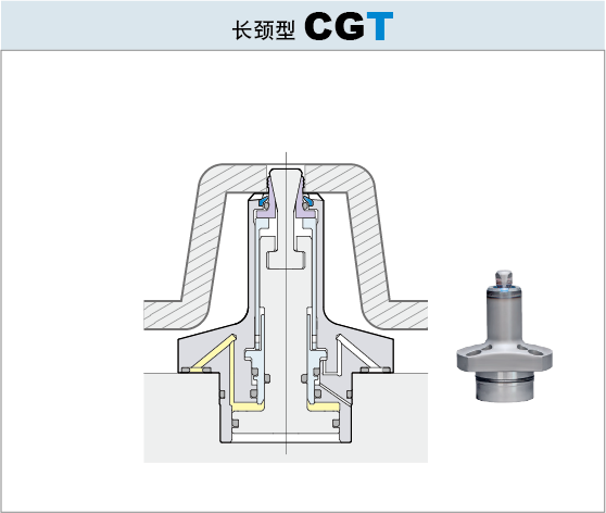 7MPa扩张型夹紧器CGT